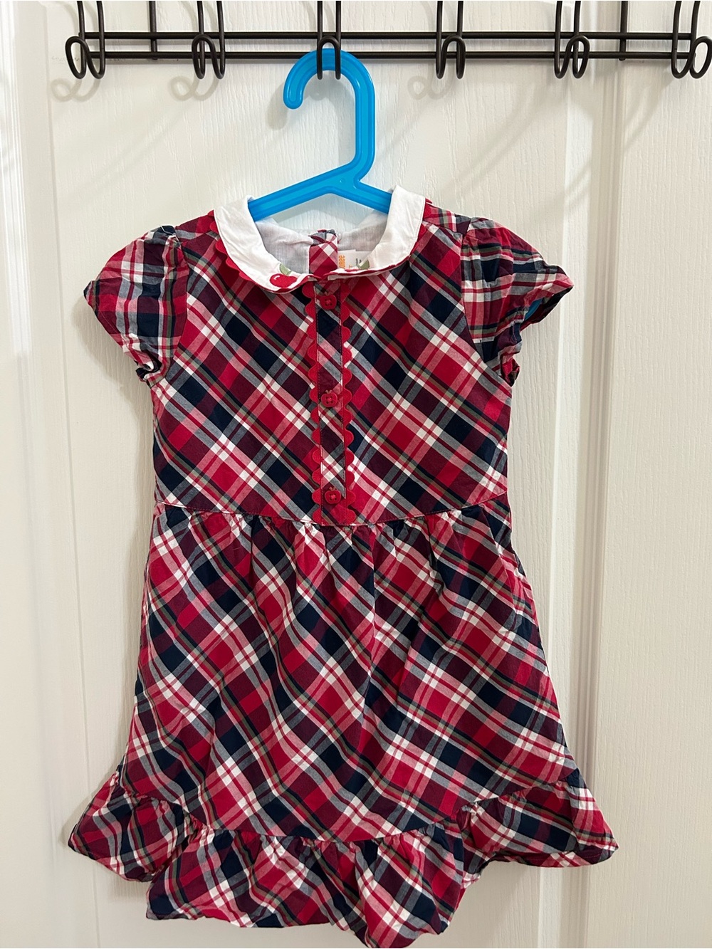Gymboree Apple Plaid Back-to-School Outfit Size 5T Complete Set
